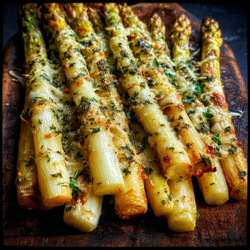 Grüner Spargel Ofengericht