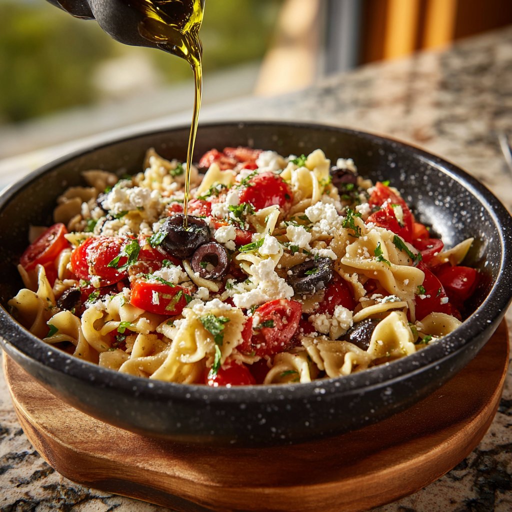 Mediterraner Nudelsalat Schnell