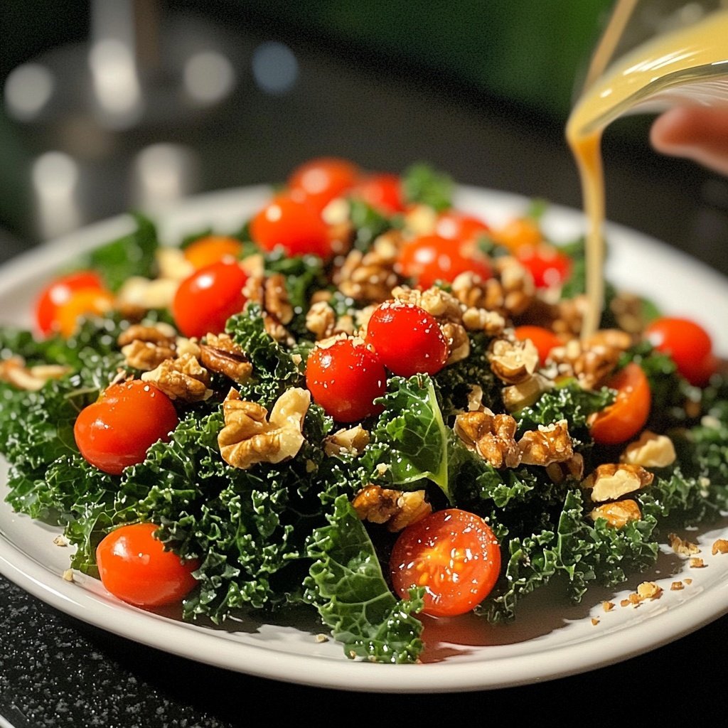Vegetarischer Grünkohl-Salat