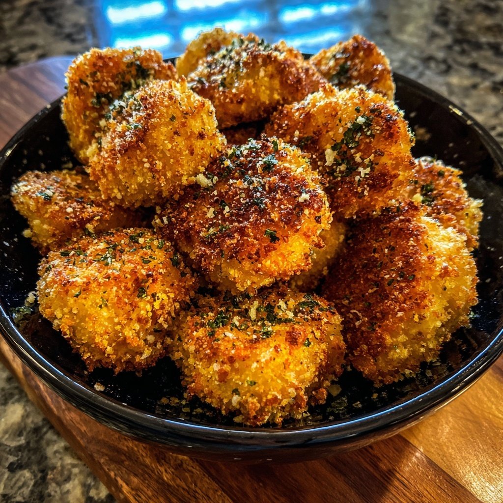 Blumenkohl Parmesan Nuggets