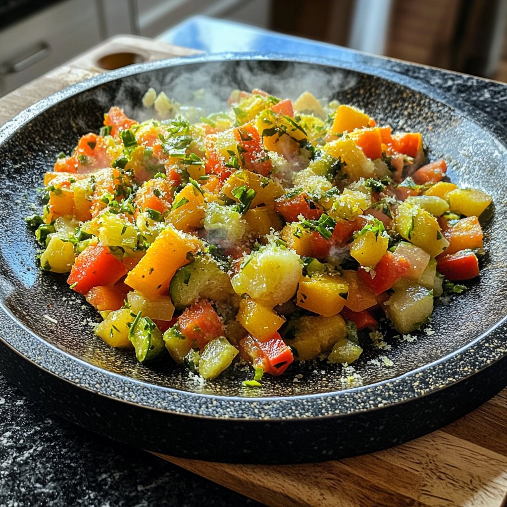 Gemüsepfanne mit Zitronengras