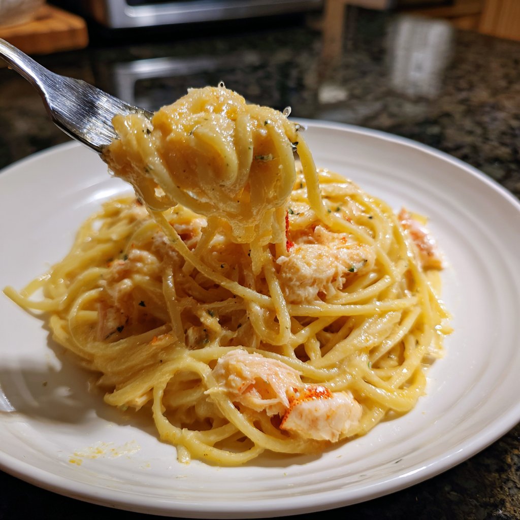 Spaghetti mit Hummerbutter