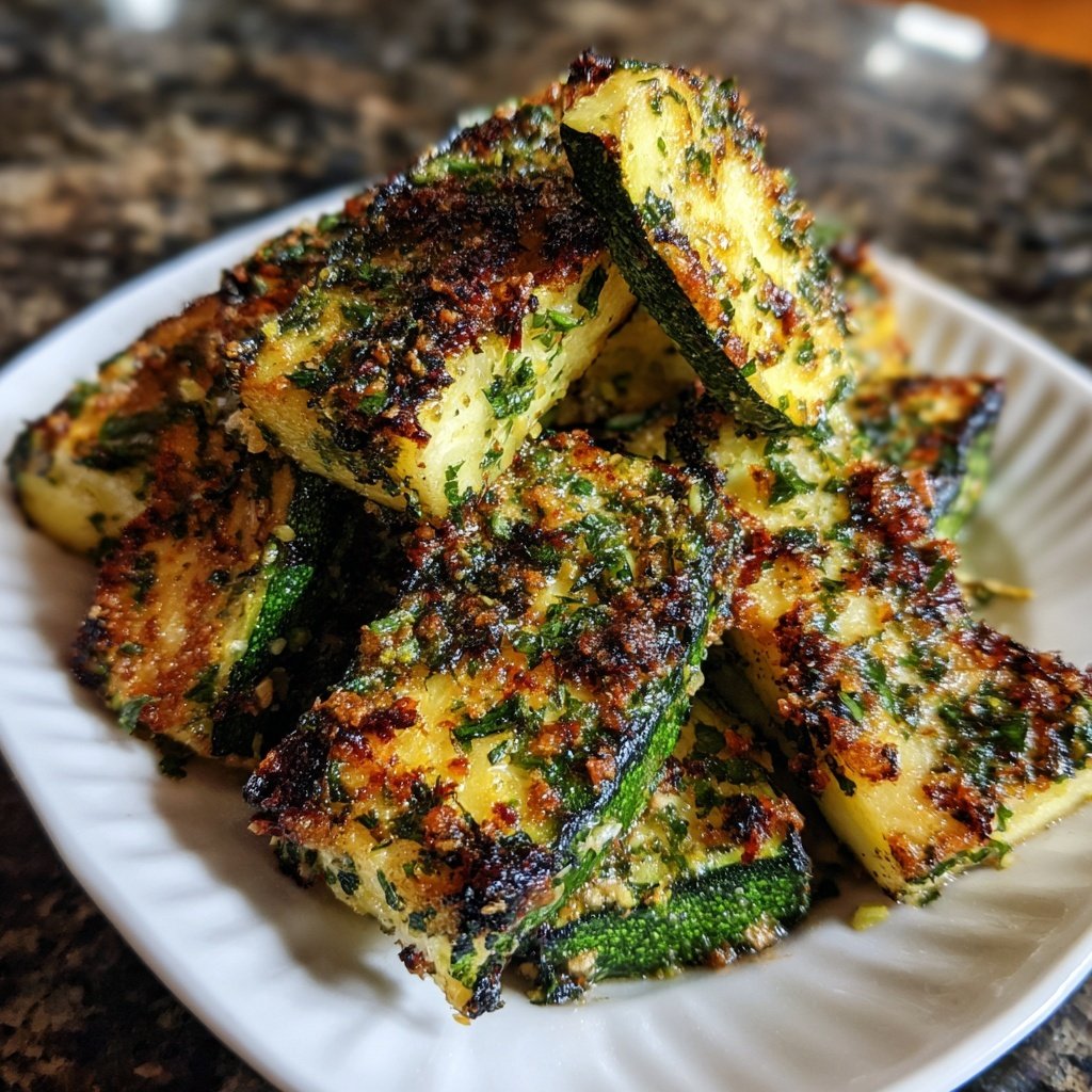 Gegrillte Zucchini Mit Kräutern