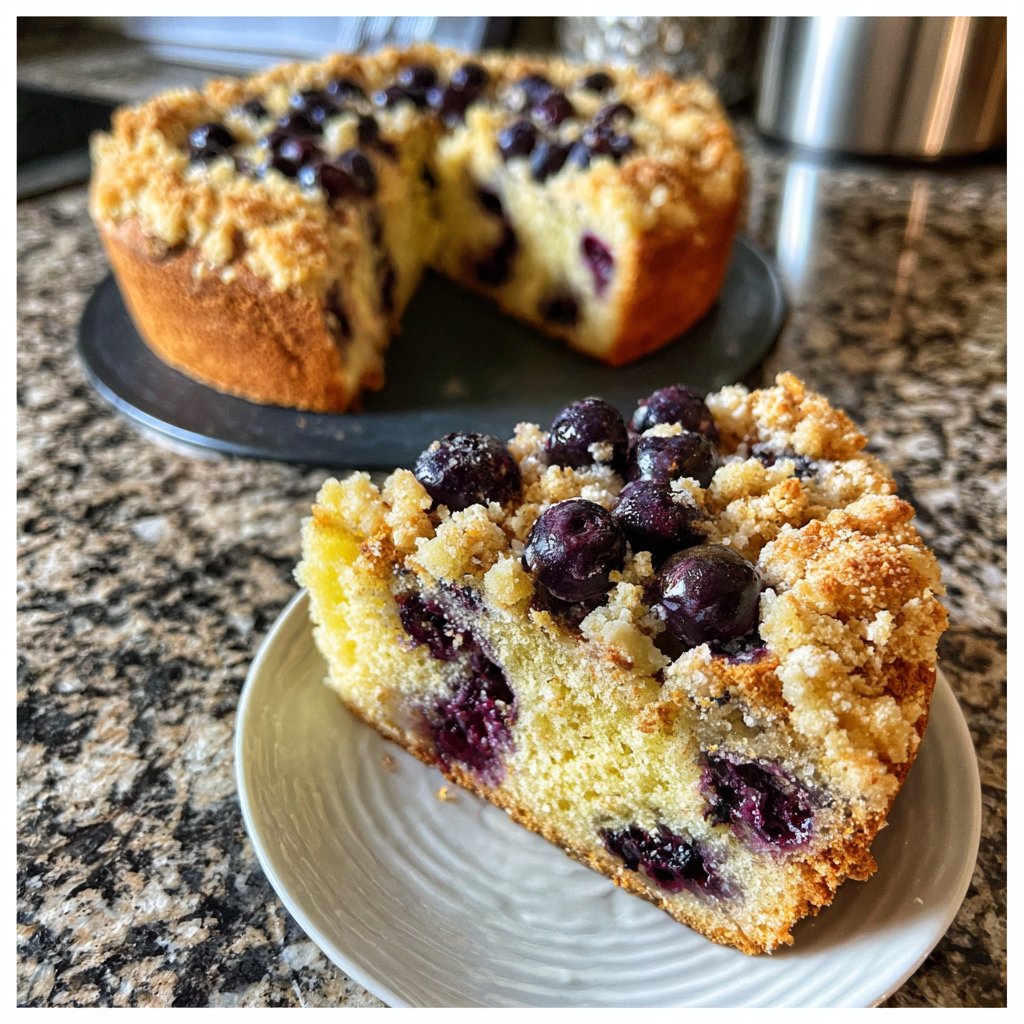 Streuselkuchen Mit Heidelbeeren