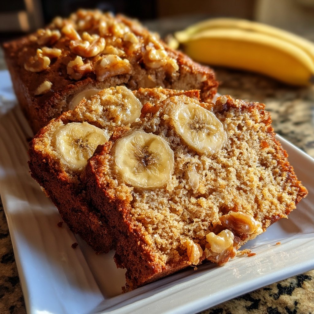 Bananenbrot ohne Mehl